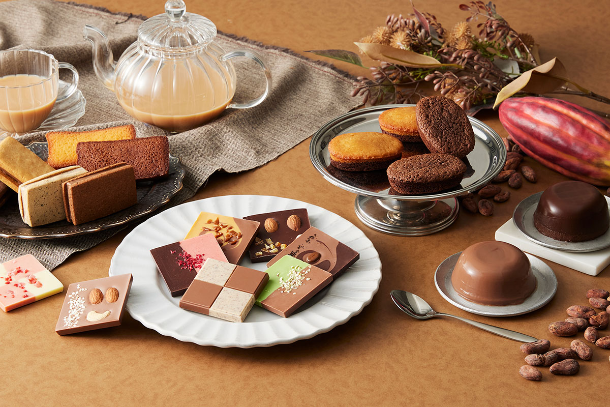 ベルギー産クーベルチュールを使用したショコラの味わいを楽しむ秋冬限定の新作スイーツが「ラ・メゾン白金」に順次登場！さつまいもや栗など秋の味覚を楽しむ限定BOXも。