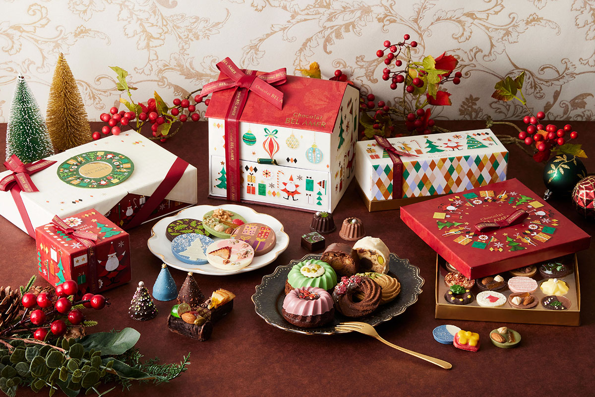 クリスマスシーズンだけしか楽しむことができないノエルコレクションがショコラ専門店「ベルアメール」より期間限定で登場。クリスマスケーキもご予約受付中です。