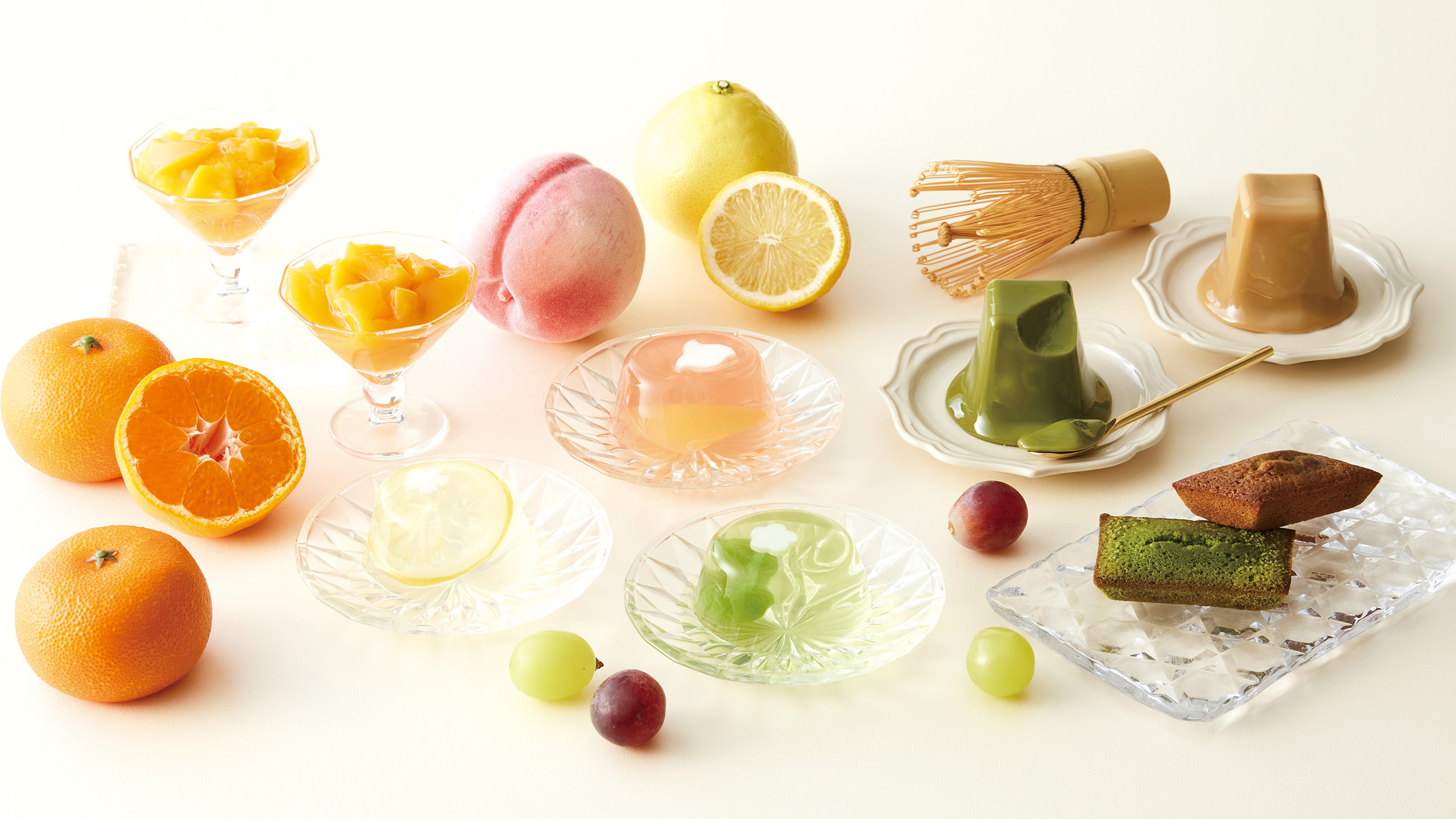 2025年春夏の新作スイーツが新登場！ボノワール京都」に素材にこだわり作り上げたゼリーやぷりん、焼き菓子が新たにラインナップ。京都土産にもおすすめです