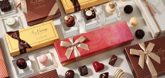 白金のフレンチレストランが手掛ける洋菓子ブランド【ラ・メゾン白金】から、華やかなバレンタインコレクションが登場!
