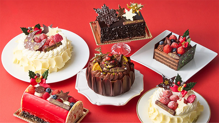 ベルアメール、2025年クリスマスケーキ全6種の予約開始──ショコラの味わいと美しさを生かしたケーキ