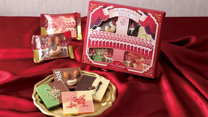 「宝塚大劇場オリジナル タブレットショコラ」が東京・白金の洋菓子店「ラ・メゾン白金」より登場。