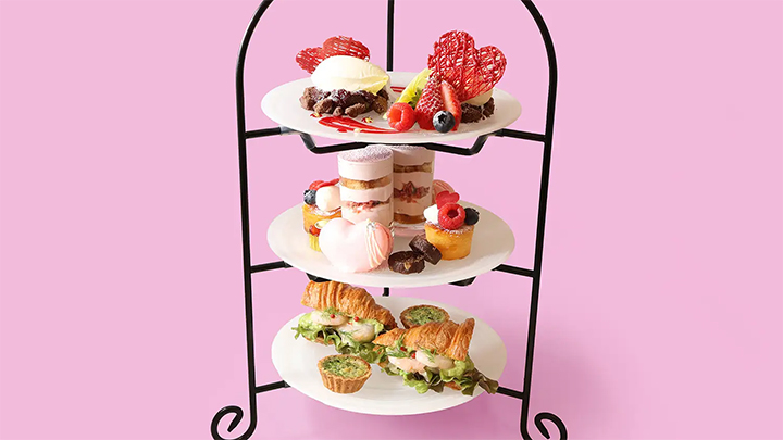 ショコラが紡ぐ“アムール”と“ボヌール”の時間ベルアメール自由が丘店併設カフェに、バレンタイン限定アフタヌーンティー＆デセールが登場