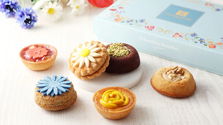 春を味わう、ブーケのようなセバスチャン・ブイエの焼き菓子アソート
