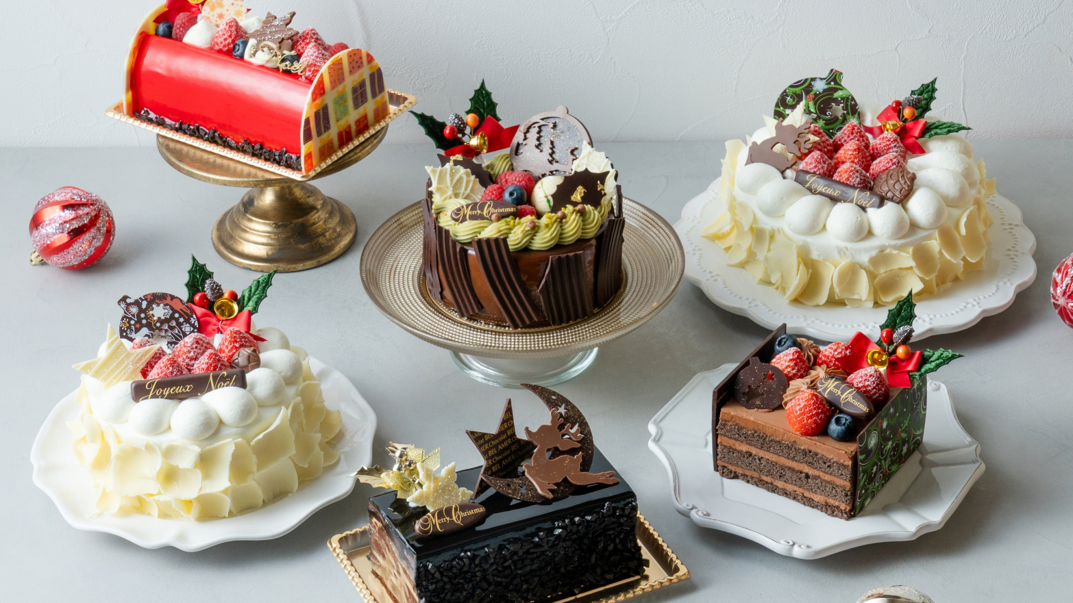 【ベルアメール】ショコラティエの美意識が宿る、特別な夜の美しき輝き。2026年クリスマスケーキ全5種の予約受付を10月1日(木)より開始
