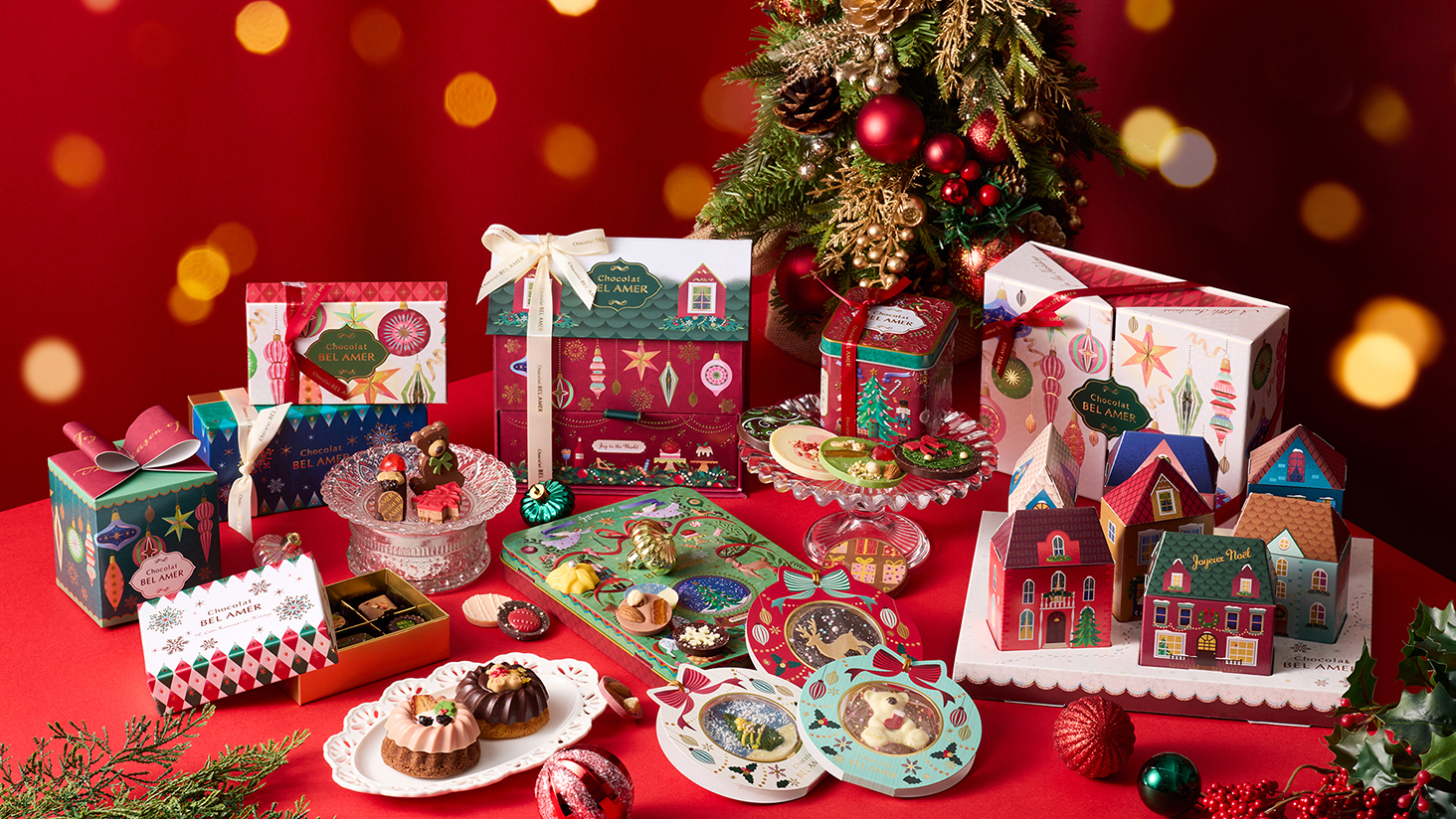【ショコラ専門店 ベルアメール】華やかなノエルを届ける『クリスマスコレクション』が11月1日(日)より登場！新作ショコラや限定アソートがラインナップ