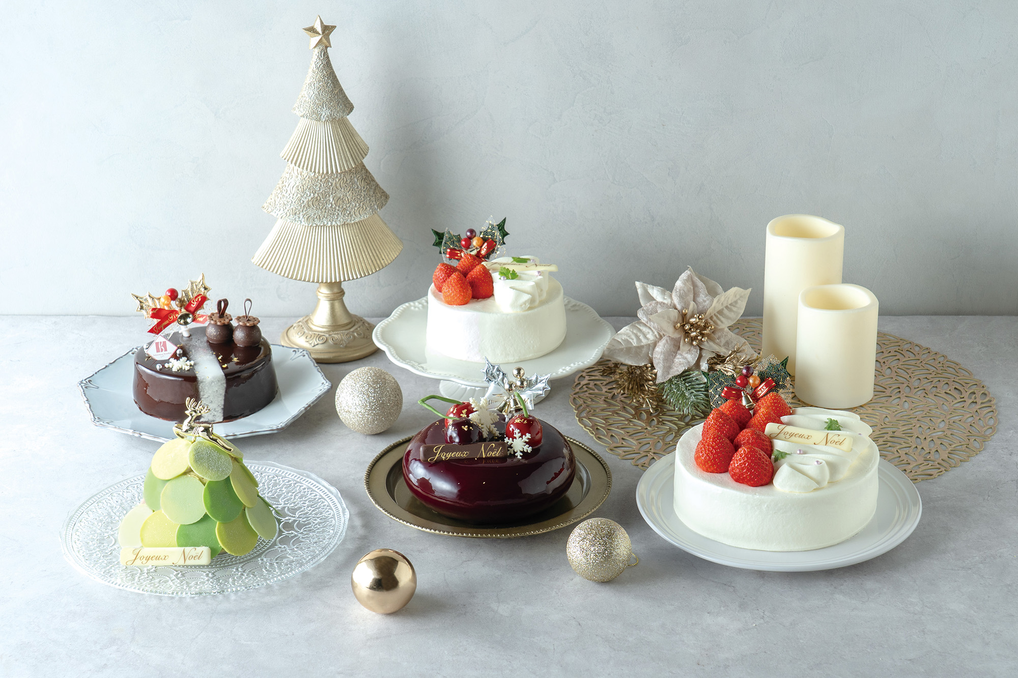 フランスの感性が光るクリスマスケーキ。この時期しか出会うことができないセバスチャン・ブイエ - Gâteau de Noël 2026 - 百貨店限定を含む全6種を10月1日（木）より順次予約受付開始